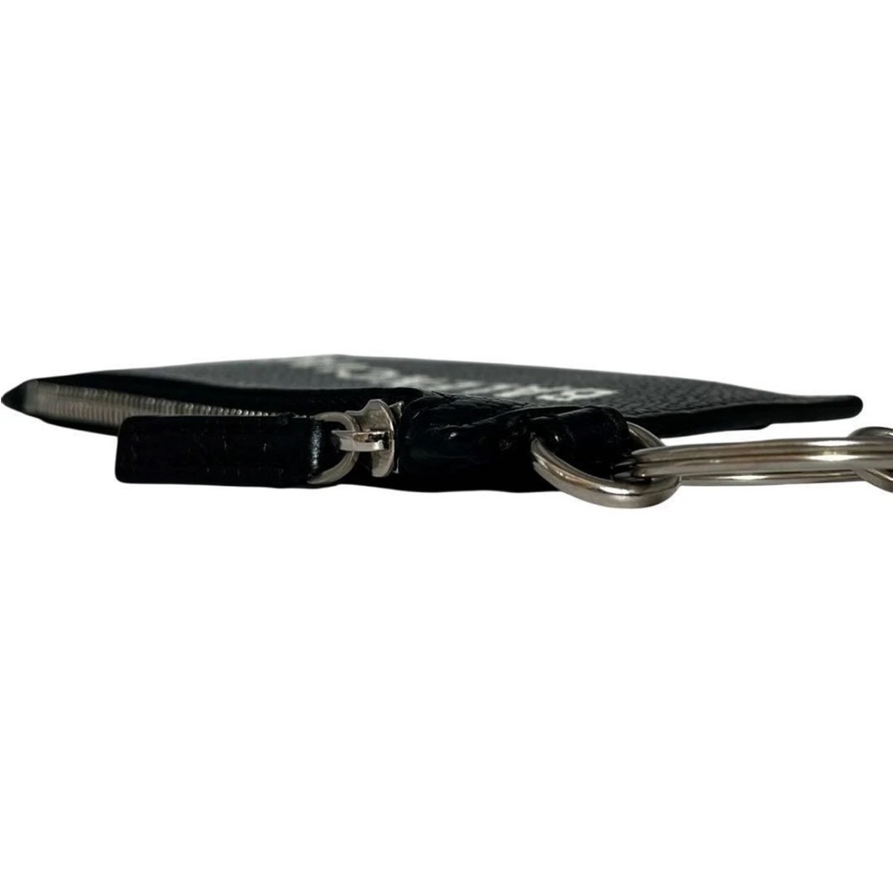 Balenciaga Black Leather Pouch with Silver Accents - Picture 10 of 13